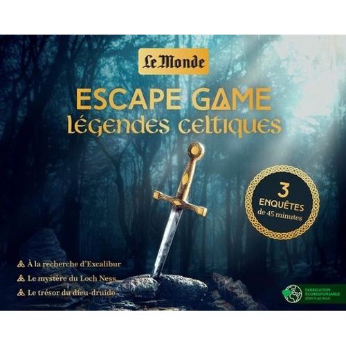 Escape Game Légendes Celtiques - Avec 3 Enquêtes De 45 Minutes