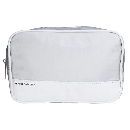 Sac à cosmétiques de sac fourre-tout portable élégant de voyage en papier DuPont, sac de rangement (23 * 8 * 14cm)