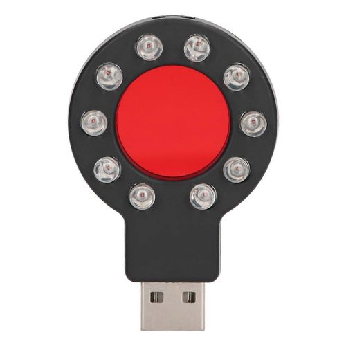 Interface USB Caméra Détecteur 10 Lumières Infrarouges Localisateur GPS Balayage Testeur de Signal RF 5V