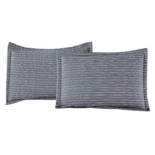 2 Taies D¿Oreiller Longues Taies D¿Oreiller Douces Et Confortables Pour Le Corps De La Literie (Rayure Grise 51 * 102cm)