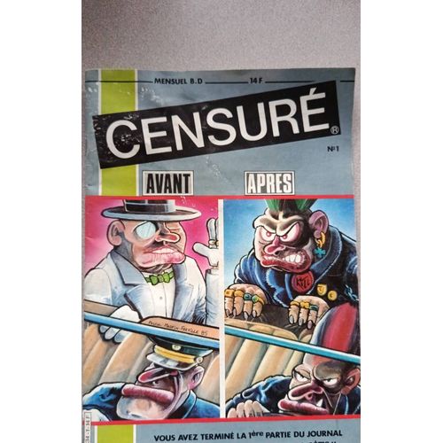 Magazine Bande Dessinée Censuré N°1