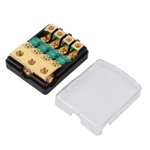 1 In 4 Way Out 0/4 Awg À 4/8 Awg Porte-Fusible De Puissance En Cuivre Pour Voitures Camions Bateaux