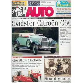La Vie De L'Auto 921 De 2000 Citroen C6g Roadster,Ds21 Ie,
