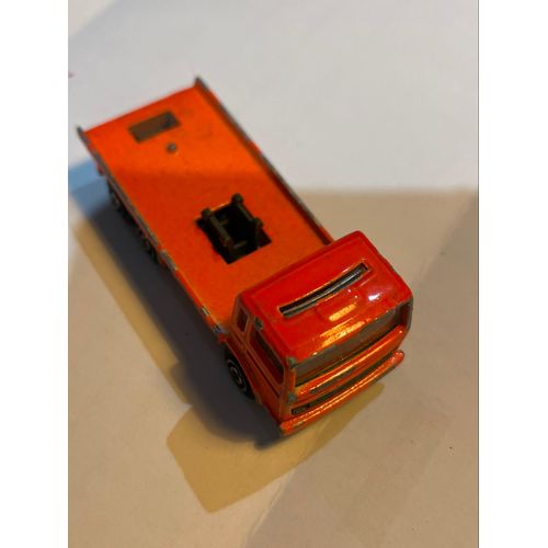 Majorette Camion Plateau Orange 