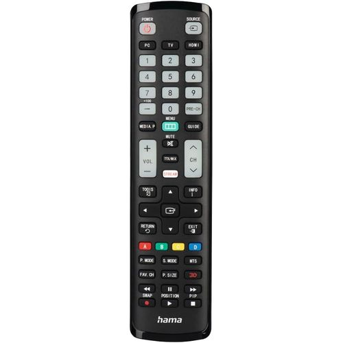 Lbgwp60 Télécommande Universelle Pour Téléviseurs Samsung (Infrarouge,Apprenante,Touches Lumineuses,Bouton Intelligent,Fonction Easy Mode,Touches Principales Ergonomiques,Portée De 10 M) Noir