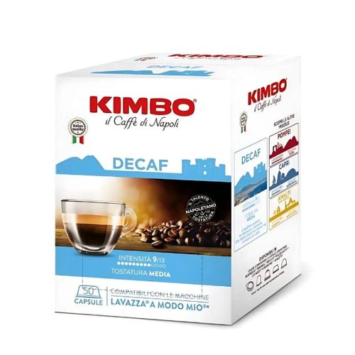 Kimbo Compatible Modo Mio ? Décaf ? 50 Capsules