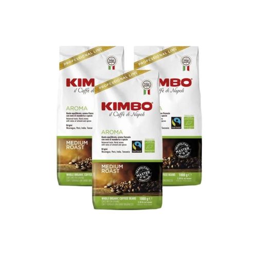 Café En Grain Kimbo Bio ? 3x1 Kg