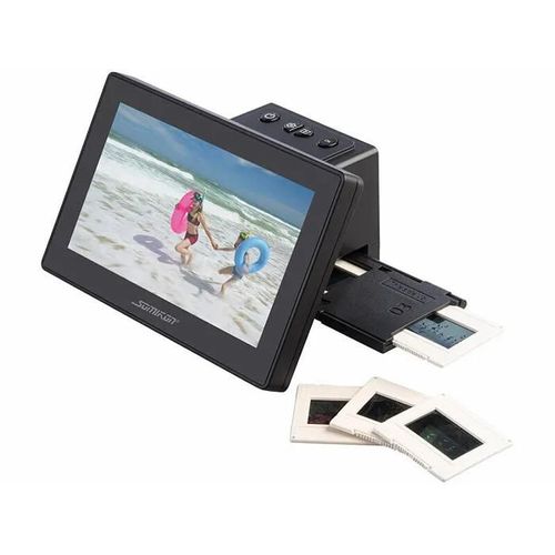 Scanner grand écran autonome 2 en 1 Diapos-Négatifs 25 Mpx