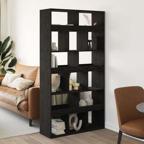 Paravent vidaXL 2 pcs Chêne noir 100x33x187,5 cm Bois d'ingénierie