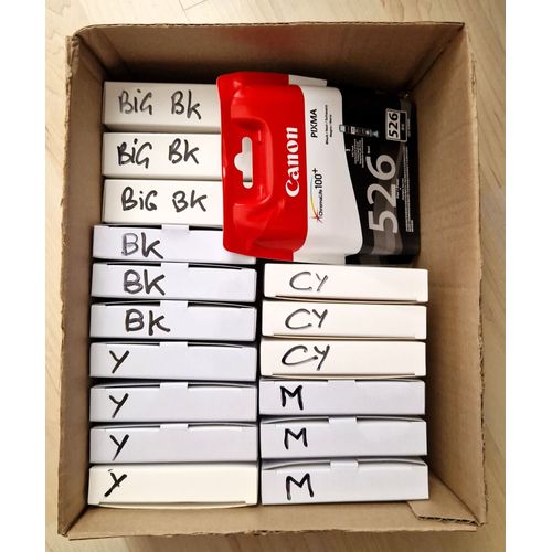 Lot de 17 cartouches pr CANON PIXMA