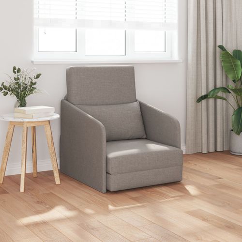 Vidaxl Canapé-Lit Taupe Polyester Canapé-Lit Rectangulaire