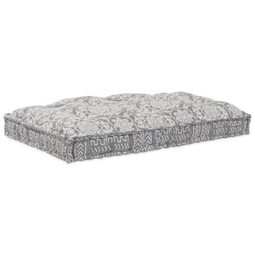 Coussin De Palette Vidaxl Gris Clair 120x80x12 Cm En Tissu