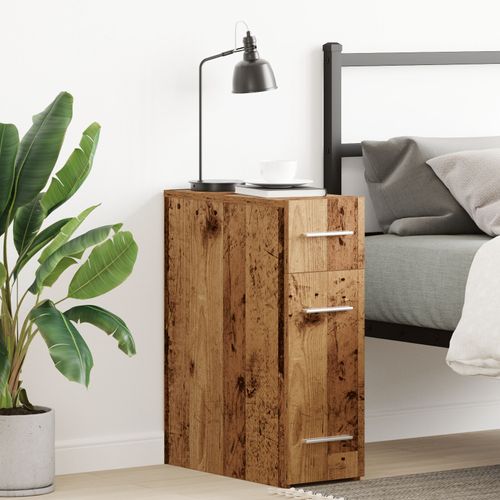 Armoire À Pharmacie En Bois Ancien 20x45,5x60 Cm En Bois D'ingénierie