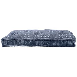 Coussin De Palette Vidaxl Indigo 120x80x12 Cm En Tissu