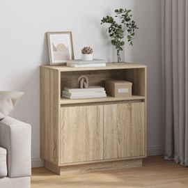 Vidaxl Buffets Et Vaisseliers Chêne Sonoma Panneau De Particules Moyen