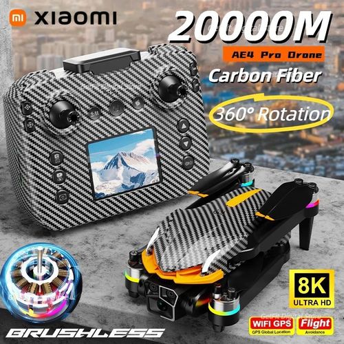Drone Xiaomi Ae4 Pro 8k Double Caméra, Contrôle Gestes, Trajectoire, Rc-Xiaomi