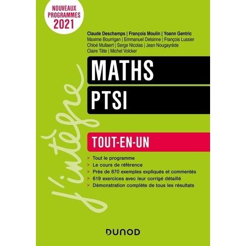 Maths Ptsi - Tout-En-Un