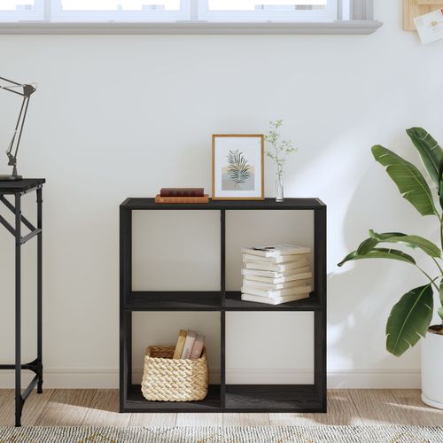 Bibliothèque Vidaxl Chêne Noir 68,5x32x68,5 Cm Bois D'ingénierie