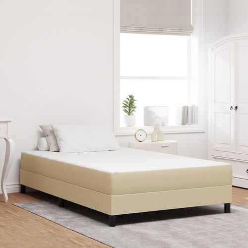 Matelas à ressorts ensachés vidaXL Vert clair Gris Moyen 120x200x20 cm Tissu