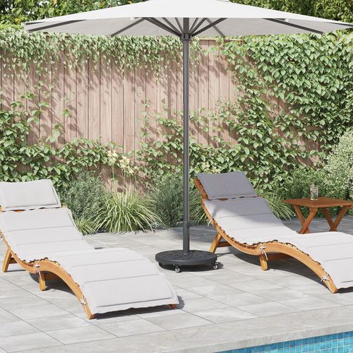 Base De Parasol Vidaxl Avec Roues Pour Poteaux Ø38-48 Mm 13 Kg Rond