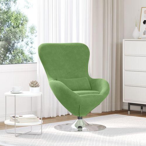 Fauteuil ?Uf Vidaxl En Velours Vert Clair