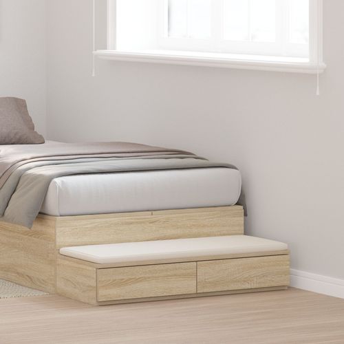 Tiroirs De Lit Vidaxl Chêne Sonoma 90x36,5x16,5 Cm Bois D'ingénierie