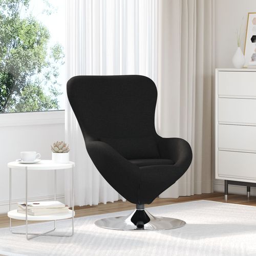 Chaise ?Uf Vidaxl Tissu Noir