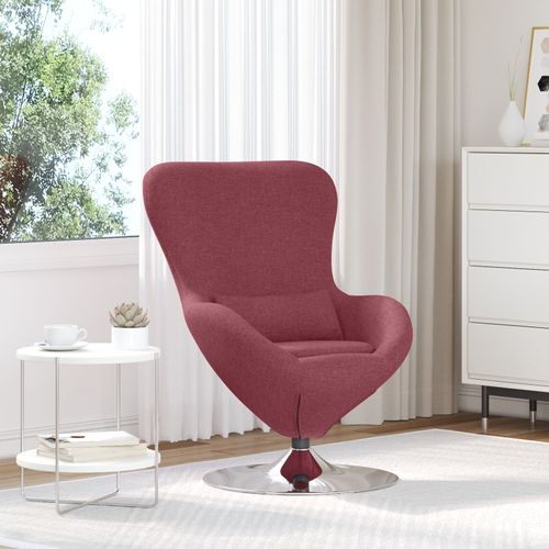 Chaise ?Uf Vidaxl Rouge Vin Tissu