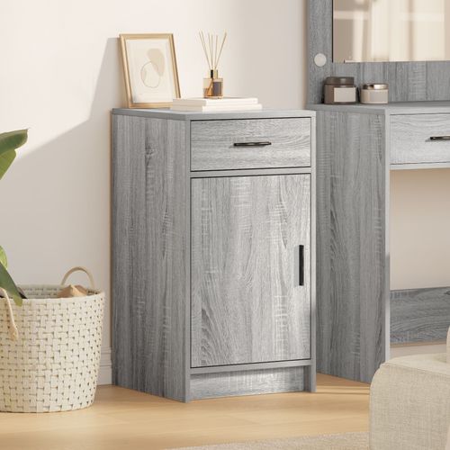 Buffet Vidaxl Gris Sonoma 40x41x75 Cm En Bois D'ingénierie
