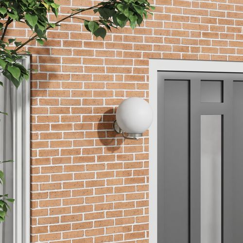 Applique Murale Extérieure Vidaxl En Acier Inoxydable Argenté Ip44