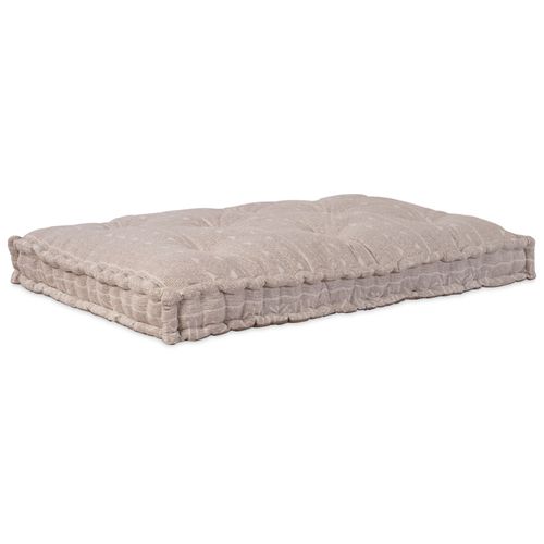 Coussin Palette Vidaxl Beige 120x80x12 Cm Tissu