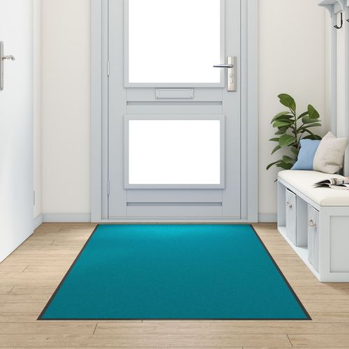 Paillasson Vidaxl Lavable Cyan 120x300 Cm