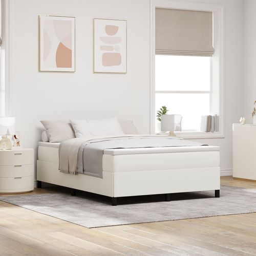 Vidaxl Cadre De Lit Crème 140x190 Cm En Tissu Corduroy