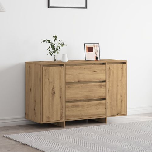 Buffet Vidaxl Chêne Artisanal Bois De Chêne Massif