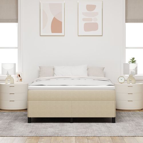 Cadre De Lit Vidaxl Vert Clair Gris 140x200 Cm Tissu En Velours Côtelé