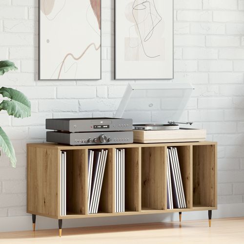 Buffet En Bois Vieilli Vidaxl 100x38x48 Cm En Bois D'ingénierie
