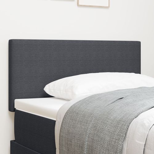 Tête De Lit Vidaxl Design Simple Gris Foncé 90 Cm En Tissu Corde