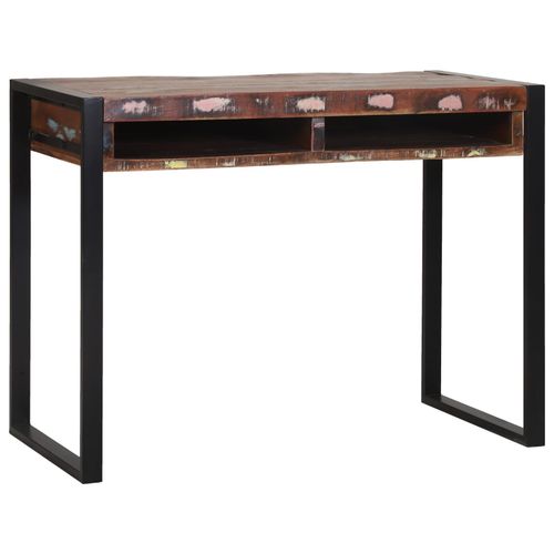 Coiffeuse Vidaxl Pour Chambre Multicolore Bois Massif De Récup, Métal