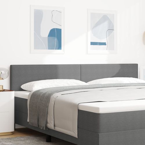 Tête De Lit Vidaxl Design Simple Gris Clair 200 Cm Tissu En Velours Côtelé