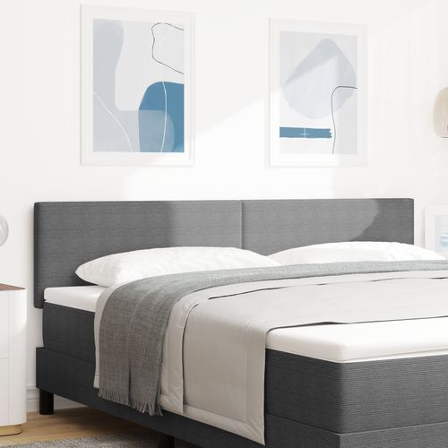 Vidaxl Tête De Lit Led Design Simple Gris Clair 90 Cm Tissu En Velours Côtelé