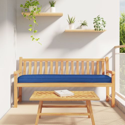 Coussin D'extérieur Vidaxl Bleu Royal Polyester 200x40x8cm Durable