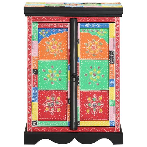 Table Console Vidaxl Multicolore 50x30x75 Cm En Bois De Mangue Massif