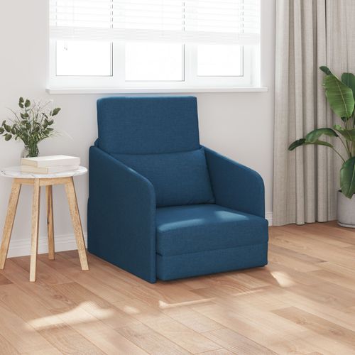Vidaxl Canapé Bleu Polyester 200 X 60 X 62 Cm Durable