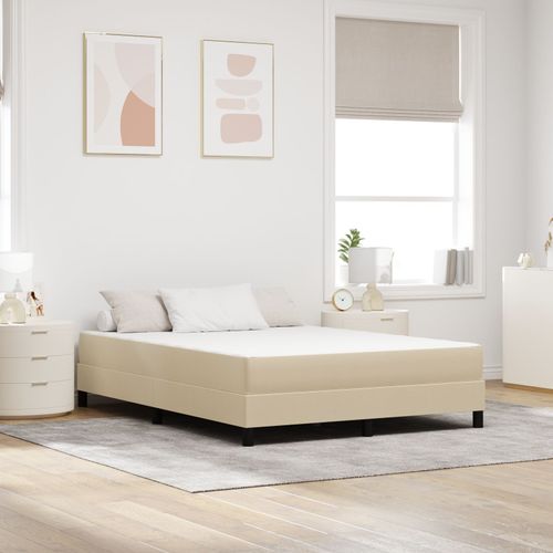Matelas à ressorts ensachés vidaXL Vert clair et gris moyen 140x190x20 cm Tissu