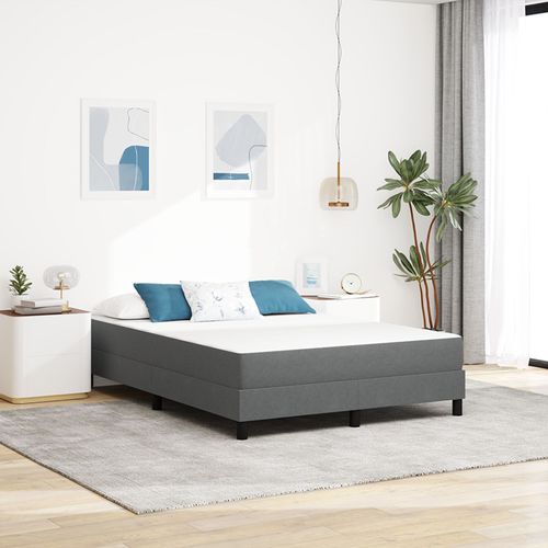 Matelas ressorts ensachés vidaXL Gris clair Medium 140x190x20 cm Tissu