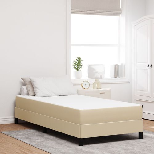 Matelas à ressorts ensachés vidaXL Vert clair Gris Moyen 80x200x20 cm Tissu