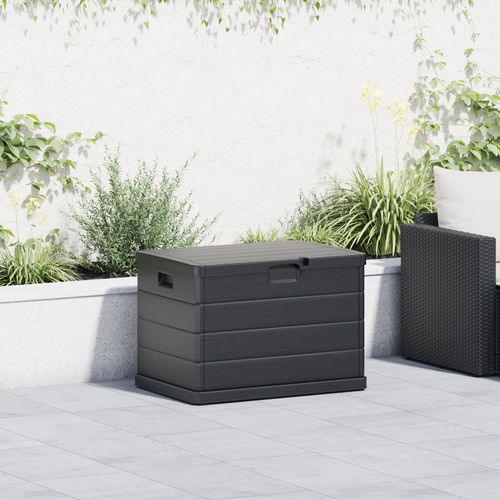 Coffre De Jardin Vidaxl Anthracite 77,5x54,5x53 Cm Plastique 170 L