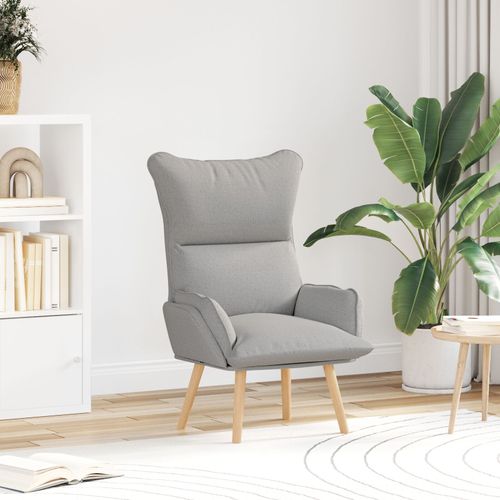 Fauteuil Relaxant Vidaxl En Tissu Gris Nuage