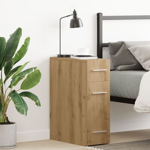 Armoire De Pharmacie Vidaxl En Chêne Fait Main 20x45,5x60 Cm En Bois D'ingénierie