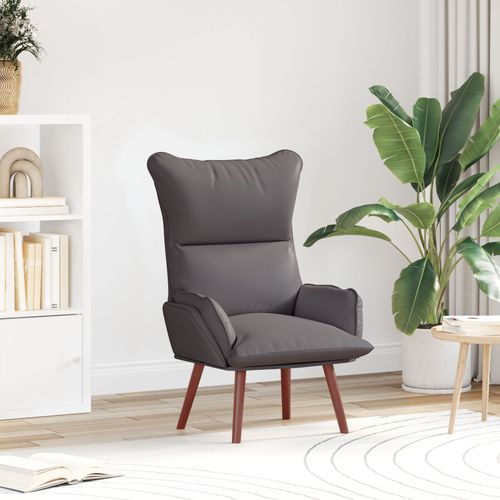 Fauteuil Relaxant Vidaxl En Similicuir Gris